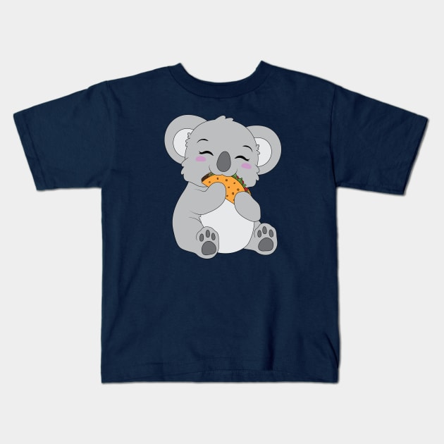 Koala Munchies Kids T-Shirt by khearn151